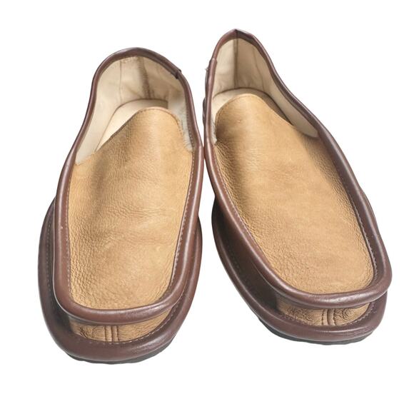 L.B. Evans | Men | Genuine Deerskin Extra Wide Moccasin Slippers | 12 EEE main image 9